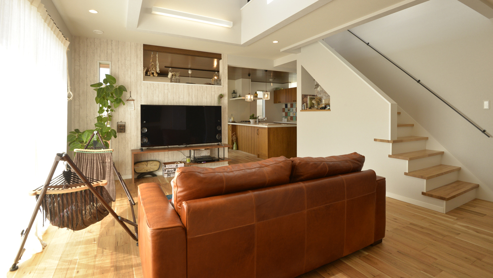 眺望をいかした開放感とご夫婦のこだわりを大切にした家 奈良で注文住宅を建てるなら 高性能とデザインにこだわるマルマインハウス