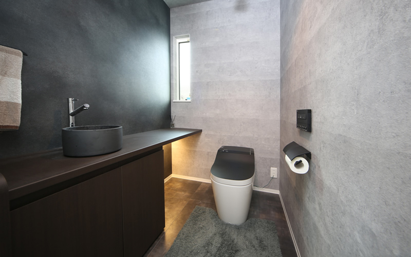 毎日使うからこそこだわりたい トイレ空間をおしゃれにする壁紙 収納のワザ 奈良の新築分譲 注文住宅ならマルマインハウス